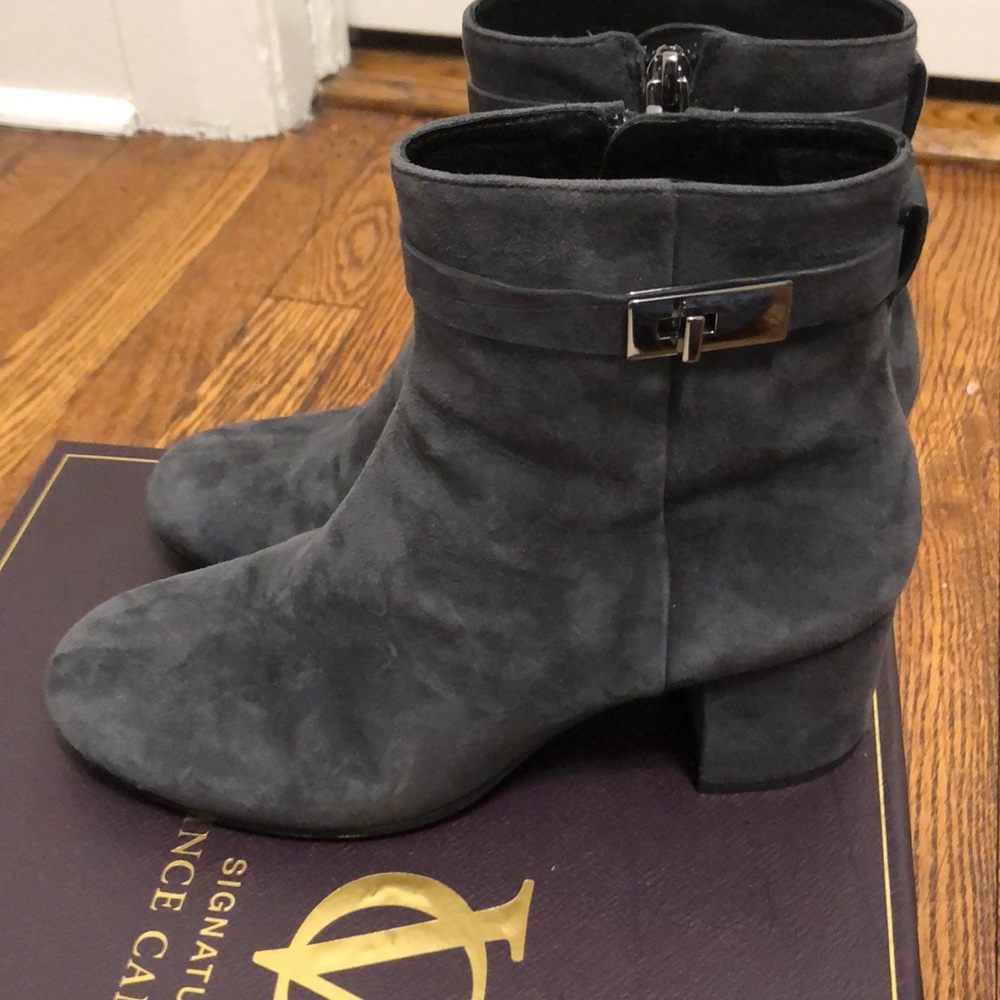 Vince Camuto Signature Grey Booties